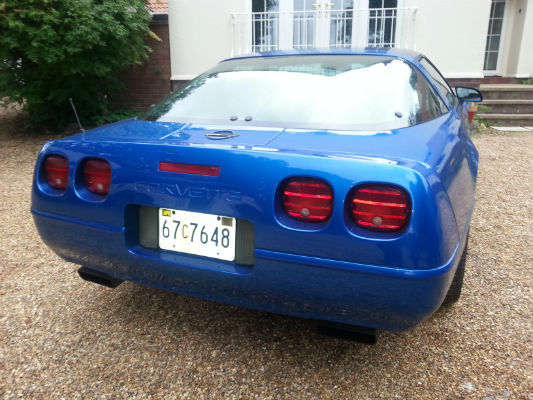 Blue Corvette